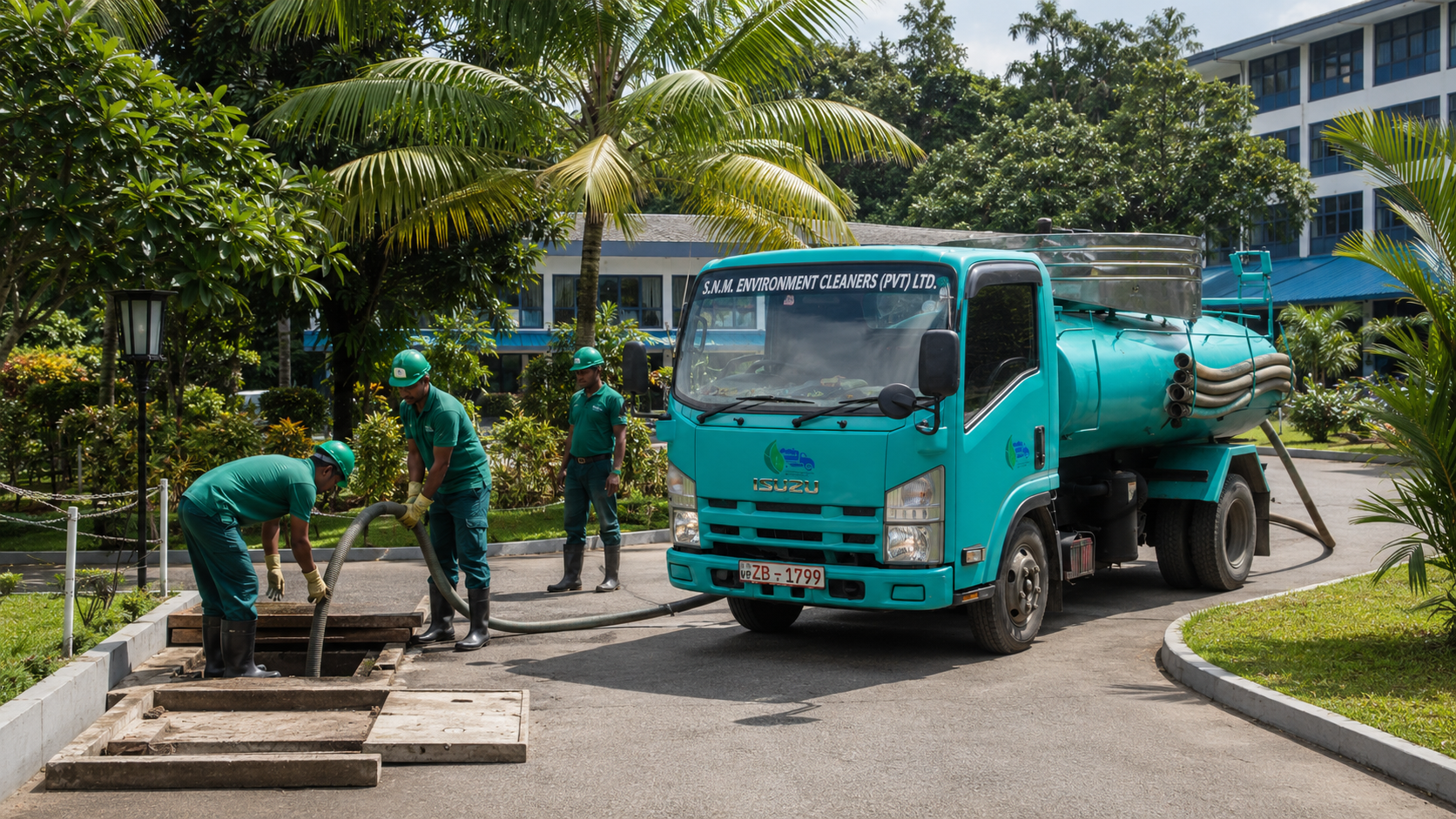 Septic tank cleaning bowser service