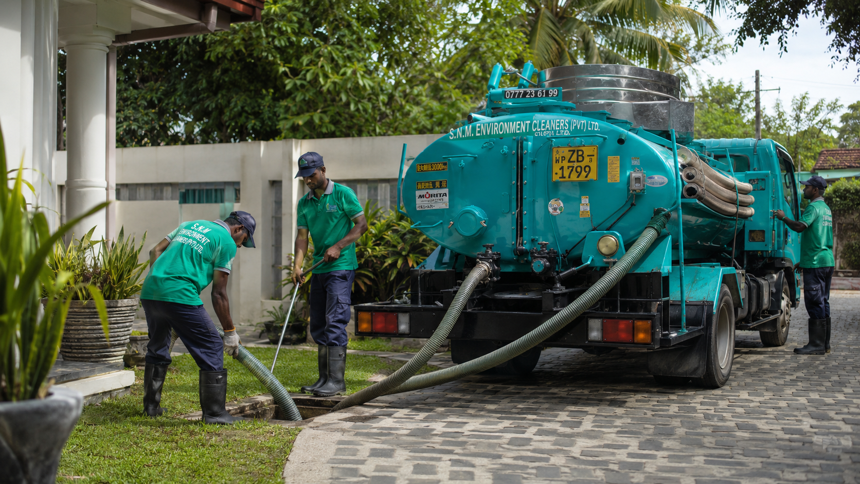 S.N.M gully bowser service in Sri Lanka