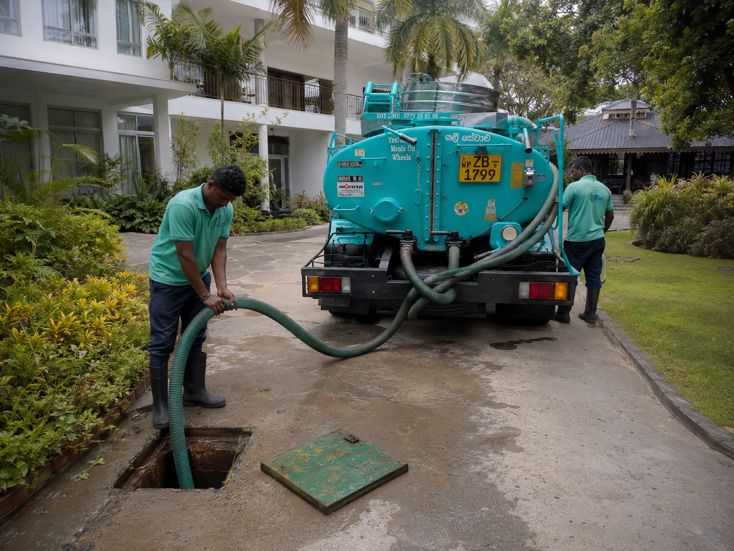 Wastewater removal service