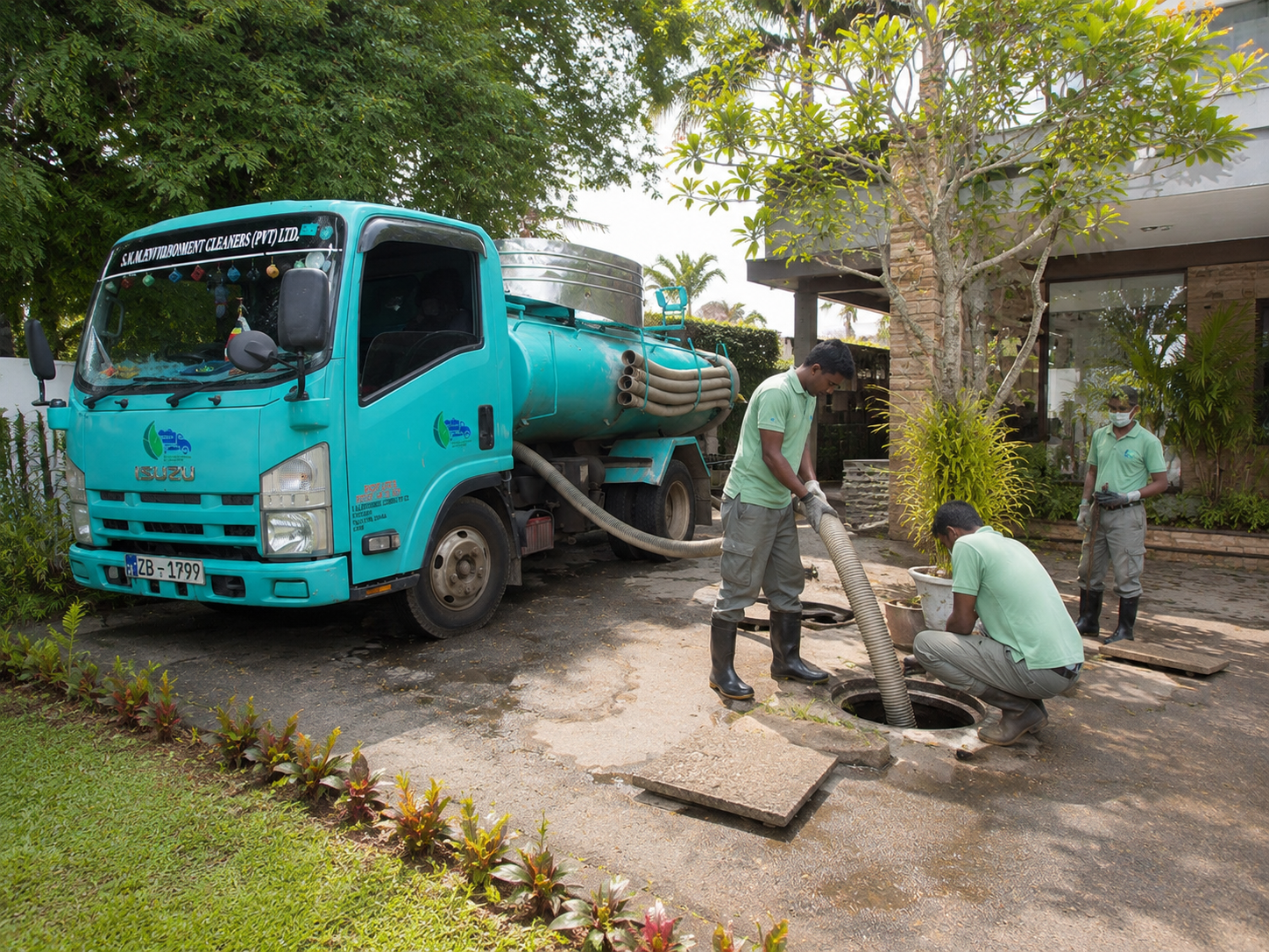 Sludge tank removal service