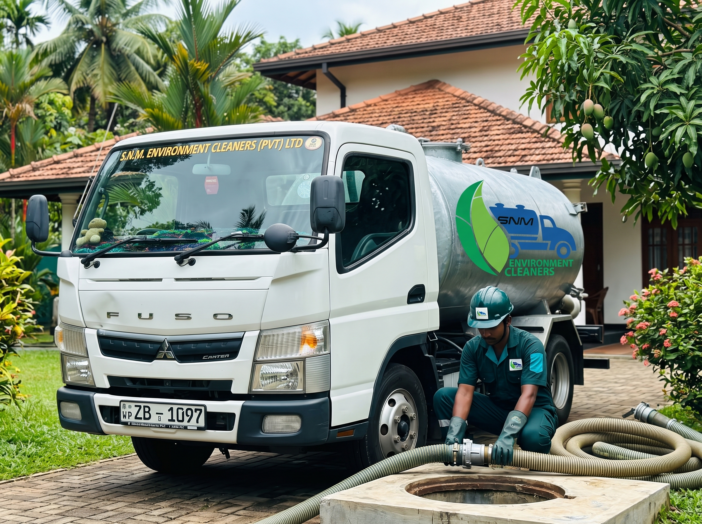S.N.M Environment Cleaners sludge tank septic tank and wastewater removal service