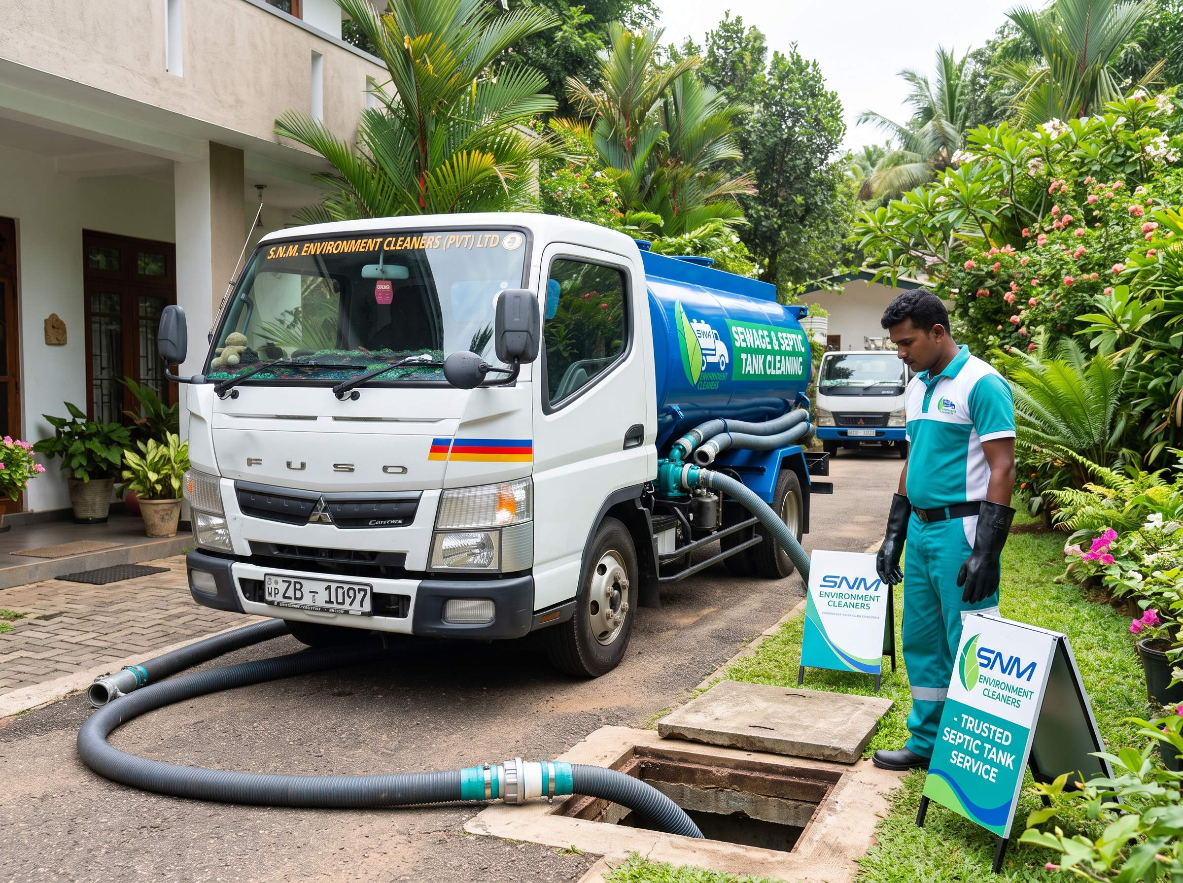 Sewage and septic tank cleaning service