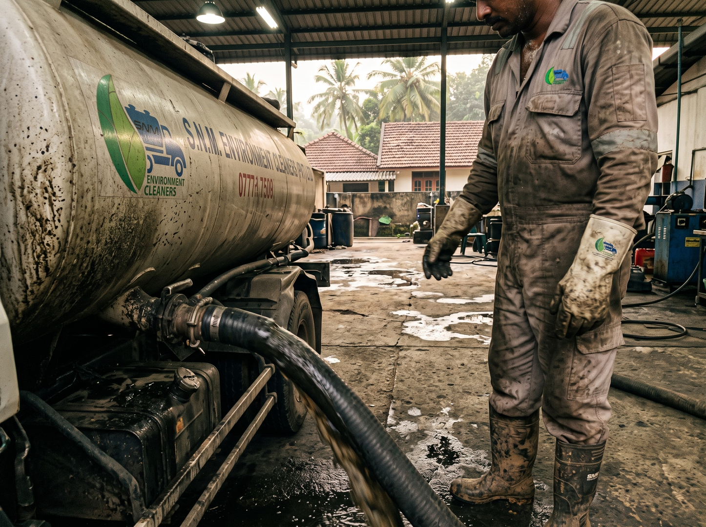 Sludge tank removal service in Sri Lanka