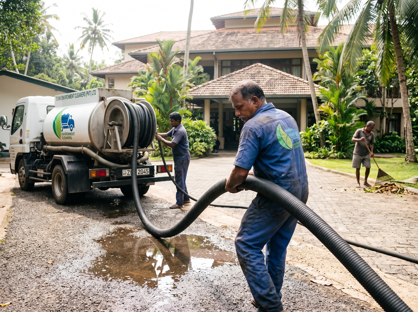 Wastewater removal for hotels and businesses