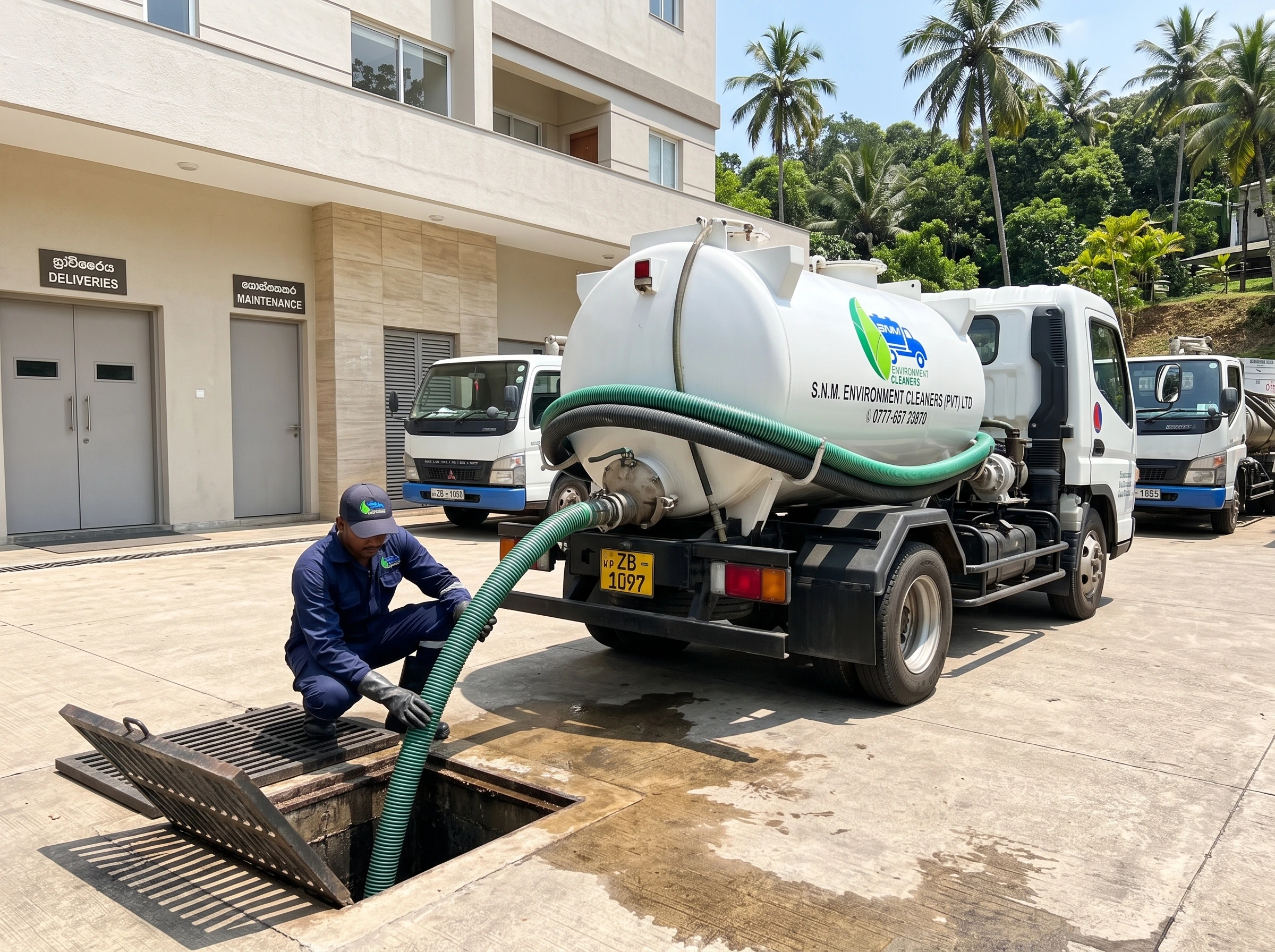 Wastewater removal service in Sri Lanka